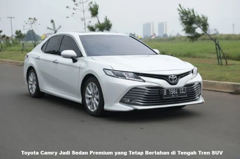 Toyota Camry Jadi Sedan Premium yang Tetap Bertahan di Tengah Tren SUV