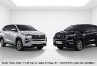 Kupas Tuntas Zenix Hybrid Type Q, Varian Tertinggi Tersedia Model Standar dan Modellista